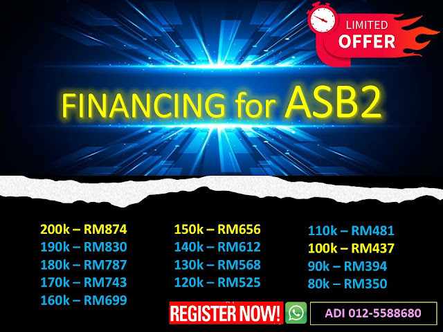 Pakej Financing ASB2 terkini daripada RHB Bank